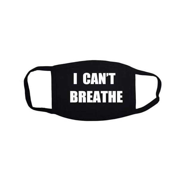 

i cant breathe face mask washable cotton mask black lives matter fashion designer masks for adults letter print cloth designer masks ahf467