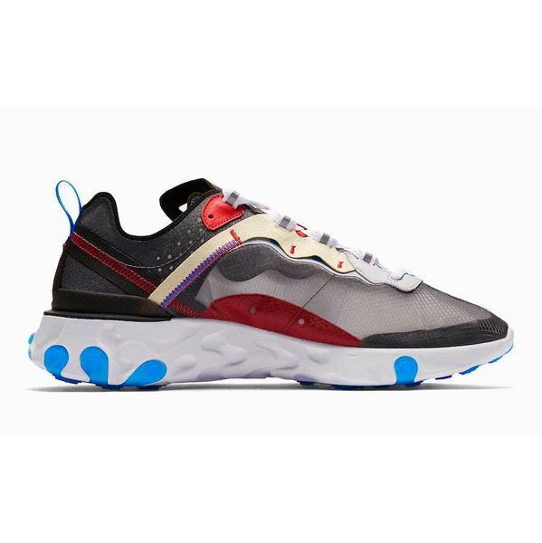 

hococal epic react element 87 new design 87 ultra knits casual shoes for men mens 1 fashion man trainers shoes size 40-45, Black