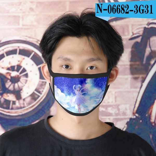 

fashion re fullmetal alchemist 3d mask men women hip hop 3d print washable mask harajuku re fullmetal alchemist face mask rcwoy, Black