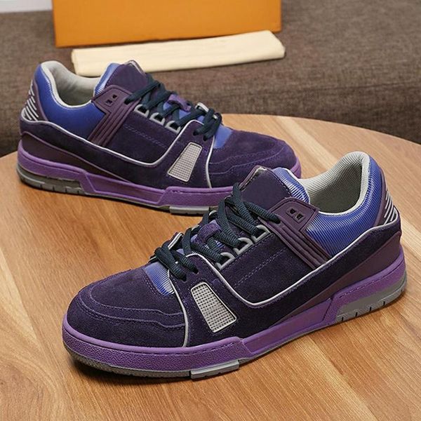 

new luxury trainer sneaker mens shoes new arrival vintage comfotable casual footwears lace -up breathable low men shoes zapatillas hombr, Black