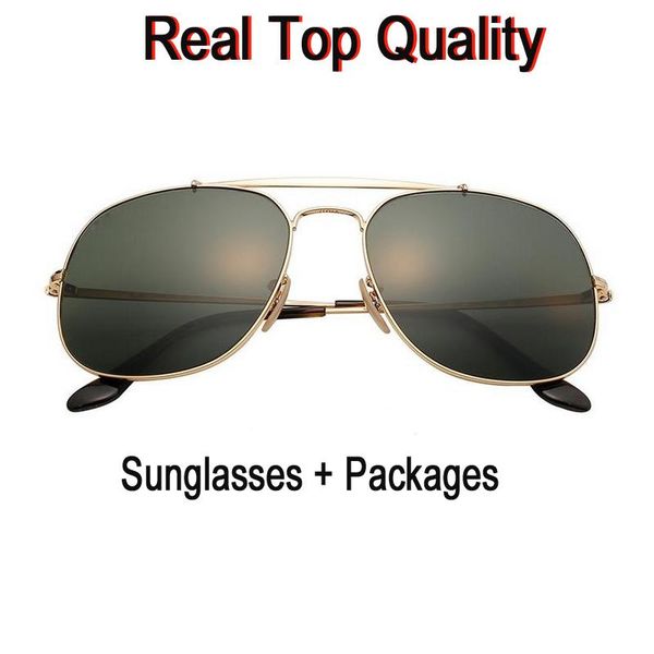 

2018 new 3561 model brand sunglasses general for man woman sun glasses with real glass lenses with original packages accessories, White;black