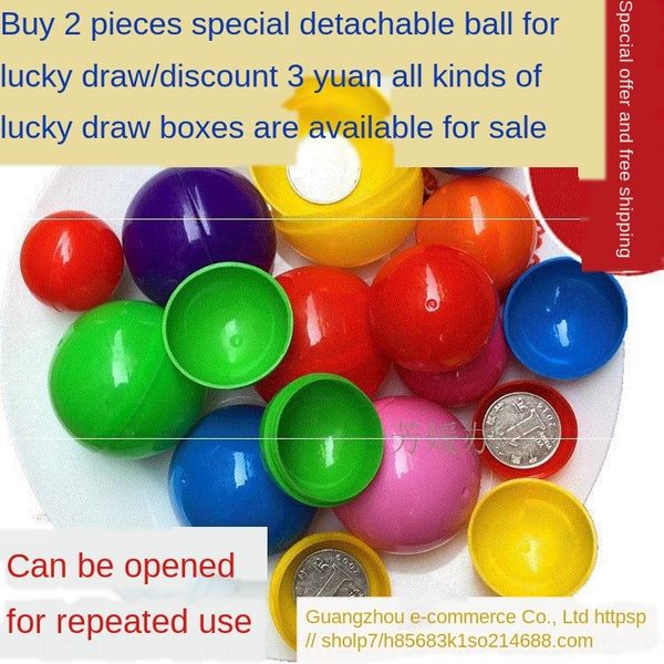 

100 color color lucky draw opening open cover ball hollow ballball colored table tennis open