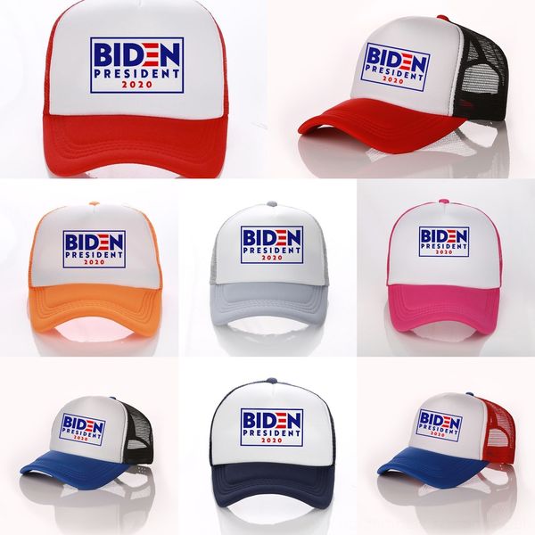 

vnvow joe biden baseball hat american election adjustable net baseball hats outdoor letter printed president 2020 party, Blue;gray