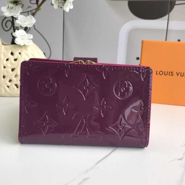 

luxury designer type womens leather wallet purses classic retro money coin pocket card holder ladies purse handbag wallets