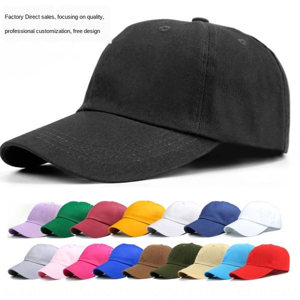 

summer baseball embroidered printing men and women korean solid baseball cap cap color pure cotton light plate casual duck tongue hat, Blue;gray