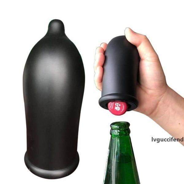 

automatic bottle opener black abs metal auto beer soda press bottle openers new creative bar kitchen tools