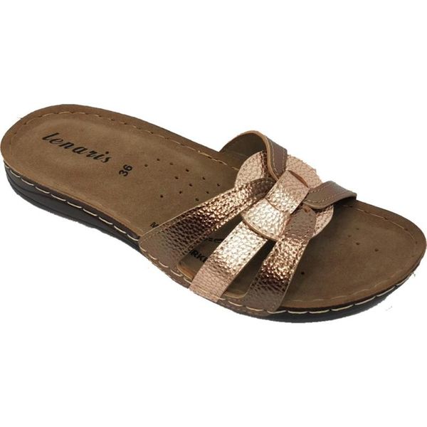 

lenaris 7701 cross women 's slippers cheta, Black