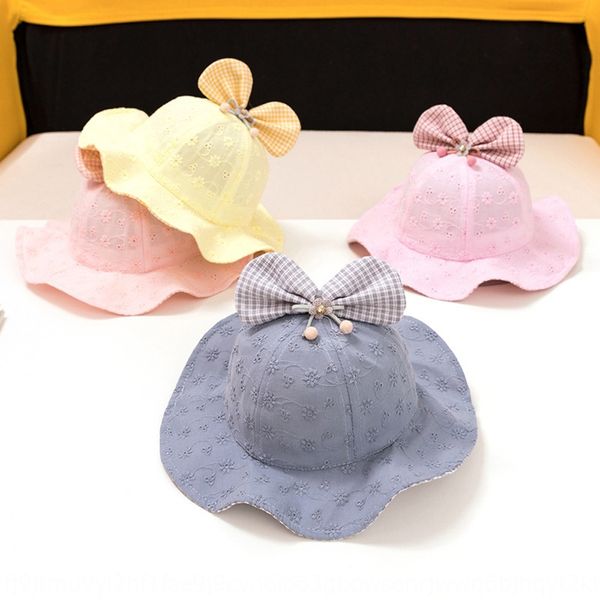 

babies' babies fisherman baby cap baby cap ' fisherman hat babies' 3 sunscreen girls' thin 6 breathable summer eaves hat, Blue;gray