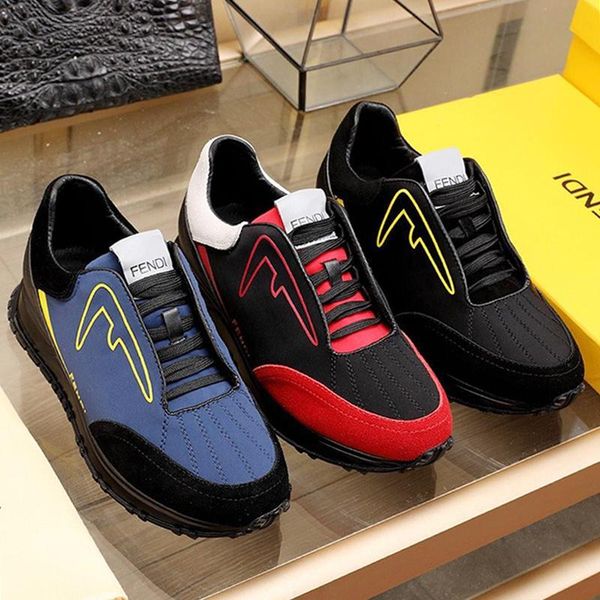 

comfortable scuba low sneaker mens shoes chaussures pour hommes fashion luxury style footwears lace -up breathable vintage men s, Black