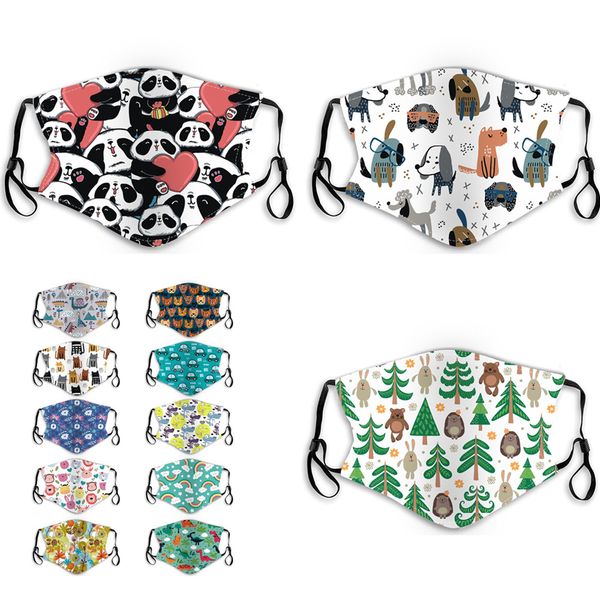 

in stock cotton reusable face mask reuse mask fashion dust respirator can be washed with water and inserted with filters face masks