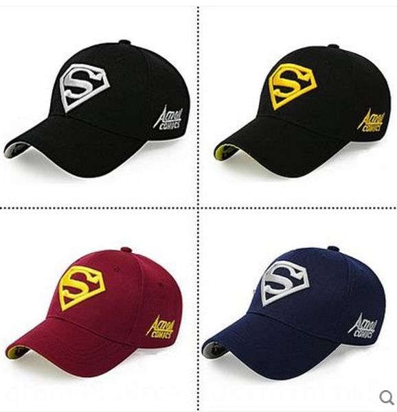 

binjiu korean autumn new sun baseball cap hat male and female lovers superman baseball cap fashion golf hat, Blue;gray