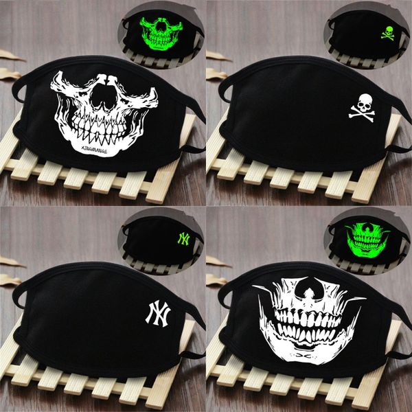 

selling ice cream sunscreen magic skull scarf protective mask for riding multifunction magic skull scarf for women men printing face #822, Black