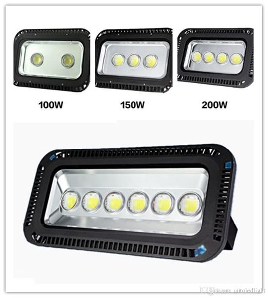 

high power 100w 150w 200w 250w 300w led floodlight landscape lighting waterproof outdoor wall wash light tunnel flood light ac 85-265v ce ul