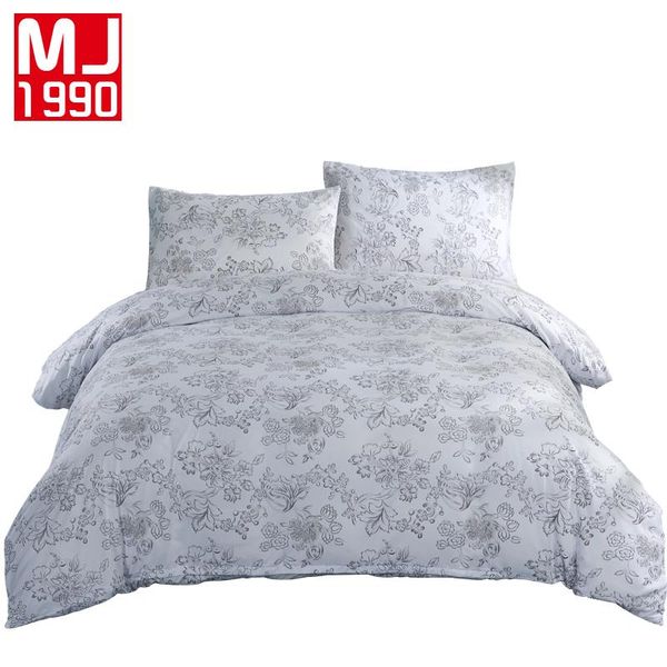 

floral print soft polyester brushed microfiber bedding set duvet suit duvet cover pillowcase bed linings 3pcs/4pcs