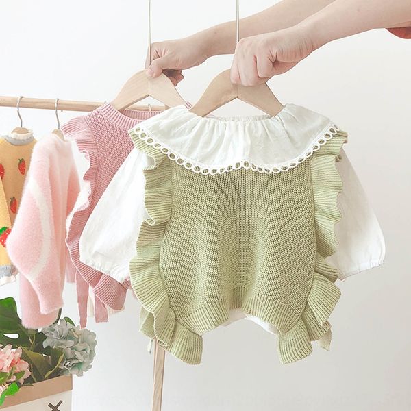 

r4zae girls autumn western style girlsfashionable waistcoat baby knitted girls autumn western sweater vest style vest girlsfashionable waist, Camo