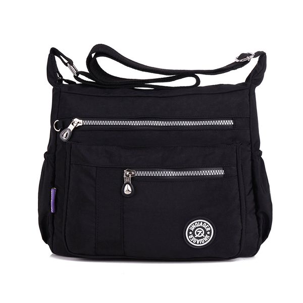 

nylon ladies tote shoulder bag handbag solid waterproof tote messenger bag women satchels designer handle crossbody bags
