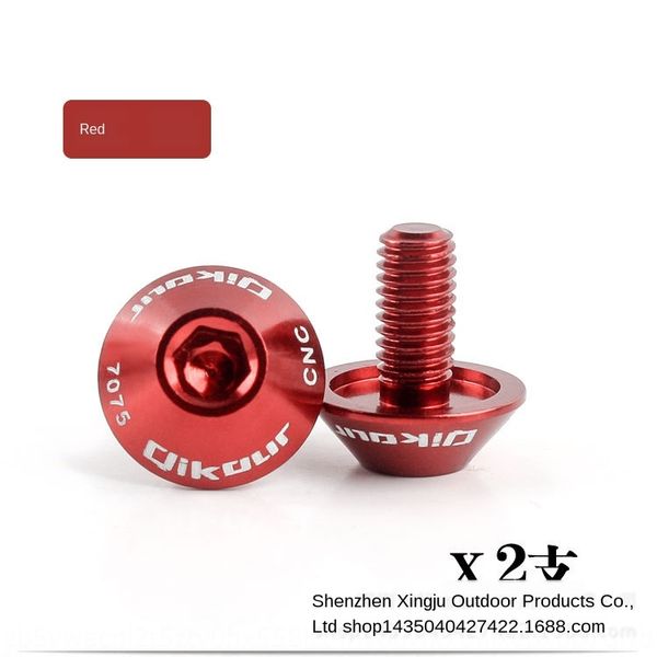 

qikour accessory aluminum alloy lightweight kettle holder screw hexagon mountain bike accessories screw
