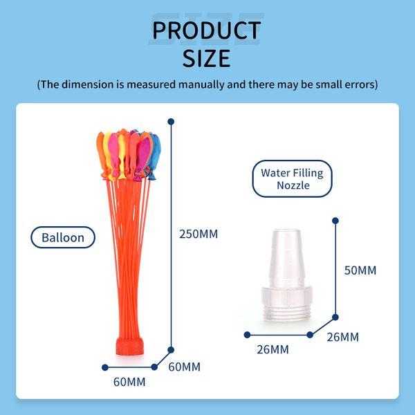 

magic water balloons latex summer water balloons easy filling outdoor games toys for kids fun beach toys