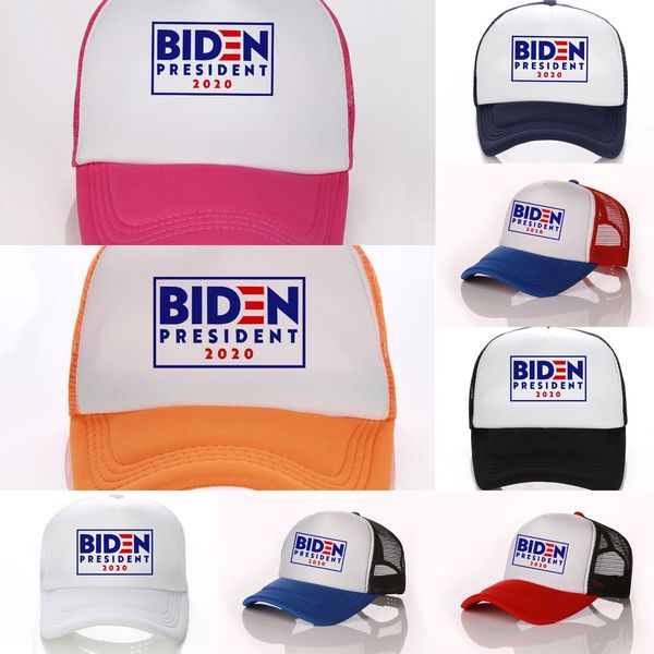 

rk75j hats biden baseball hat american election adjustable net baseball joe outdoor letter printed hats 2020 party president, Blue;gray