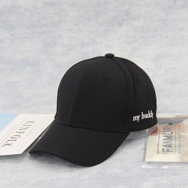 

ins girl hat love button korean style girl student baseball baseball black cap men' leisure sports bending cap, Blue;gray