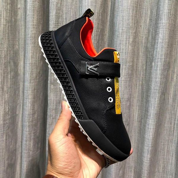 

2020-2019j new italian men's designer shoes casual shoes and luxury sports shoes red striped casual designer sports shoelace box, size