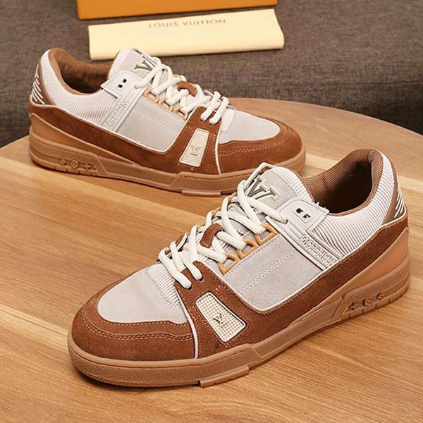 

new fashion men shoes trianers sneakers luxury chaussures pour hommes fashion sneakers men shoes with origin box zapatosde hombre fast ship, Black