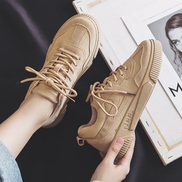 

2020 spring new summer black ins canvas shoes female korean version wild student casual old shoes