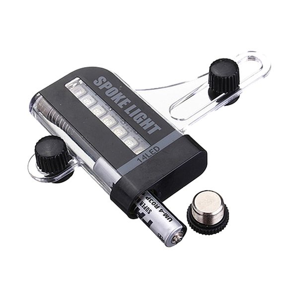

14 led bike bicycle lights rays multicolored 30 changes for tire spoke wheel