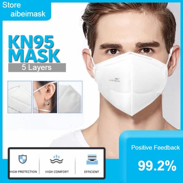 

Free Shipping white KN95 Mask Mouth Caps Face Mask 5 Layers Reusable Kn95 Masks Cotton Protective Face Masks
