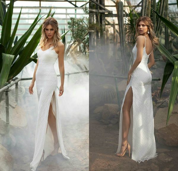 Vintage uma linha praia vestidos de noiva vestidos de noiva vestidos de casamento lace apliques estilo country simples petites baratos mais tamanho