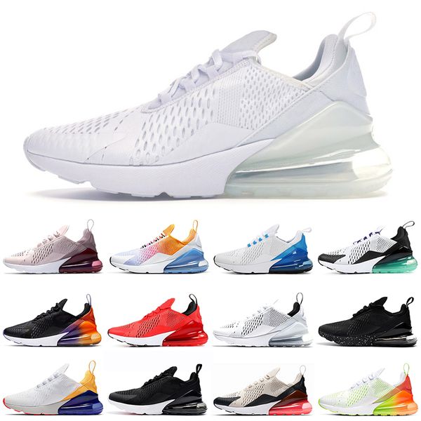 

nike air max 270 airmax 270s кроссовки тройной белый черный be true habanero red hot пунш light bone женские мужские тренеры спорта на откры