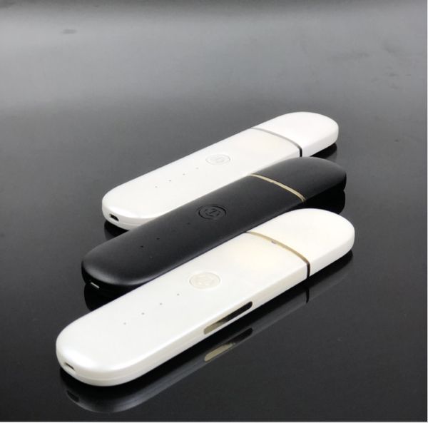 

rechargeable ultrasonic skin scrubber peeling vibration facial pore cleaner dirt acne blackhead remover tool