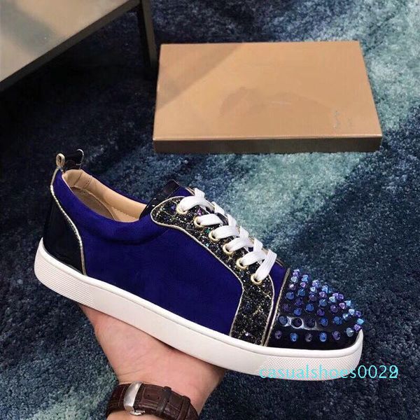 

1designer кружевные мокасины для мужчин женщин прогулочной обуви из натуральной кожи скольжения на платформе кроссовки свадеб flats мужская, Black