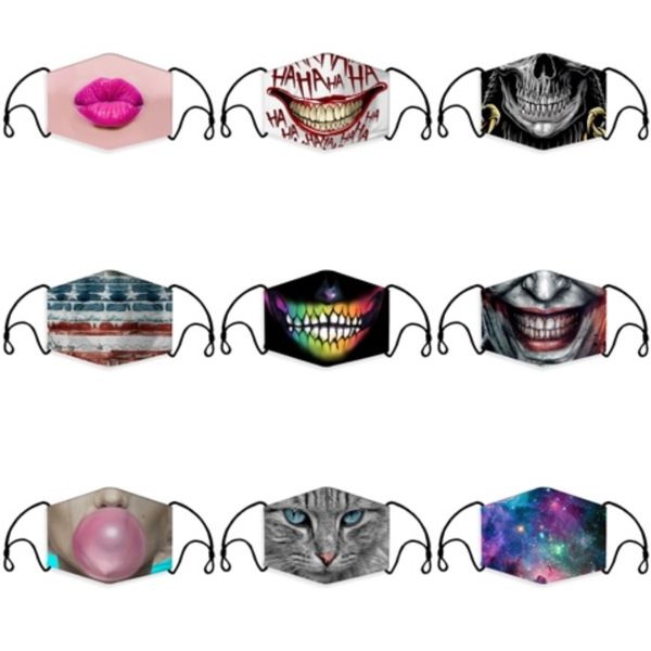 

selling reusable cotton face masks mouth mask anti-dust fabric mask washable face mask with filter#884