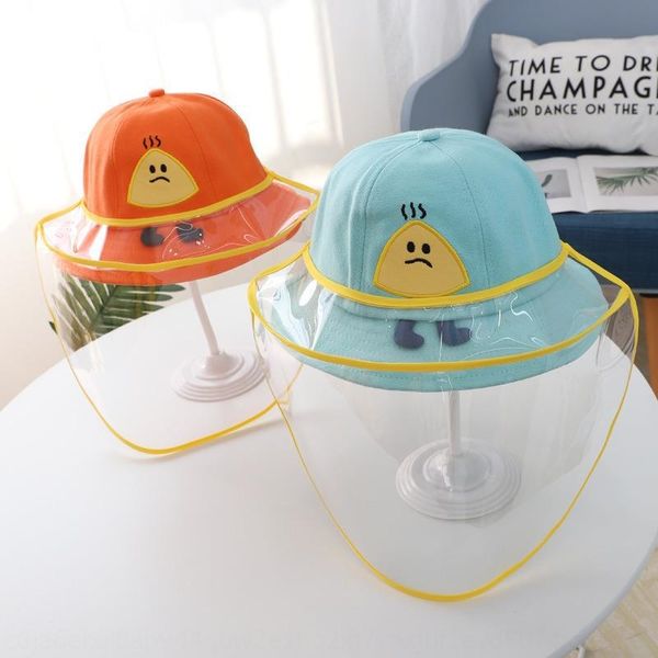

bida children's bucket bucket new baby epidemic prevention and flying foam fisherman's small rice ball baby's basin hat sun h, Blue;gray