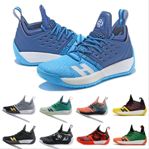 

2020 new james harden 2 vol.2 men's basketball shoes gold/championship mvp finals training sneakers sports running shoes size 7-12