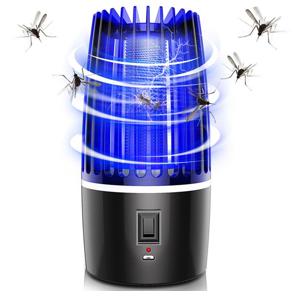 

rechargeable electric mosquito killer lamps 4000mah usb powered mata mosquito trap bug zapper insect killer led lamp