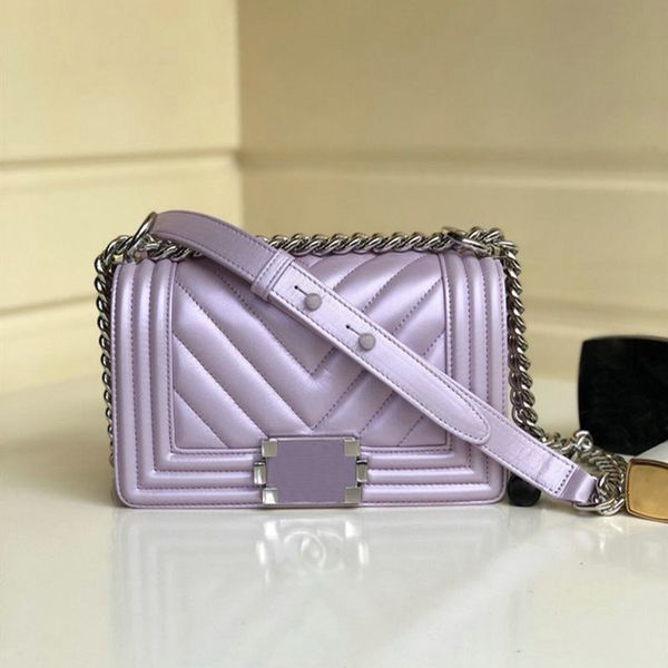 

one shoulder bag bead sheep skin shape grain market unique bright silver agate buckle bright silver hardware with imported pure cotton