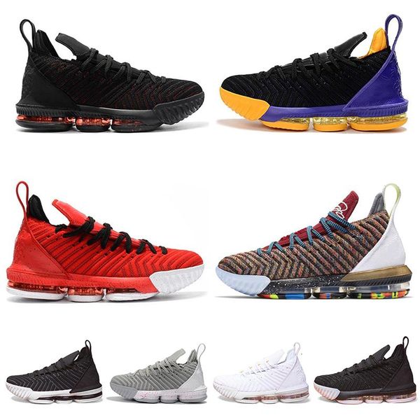 

16 1 thru 5 mens basketball shoes fresh bred triple black white oreo red 16s mens trainers athletic sports sneakers us 7-12