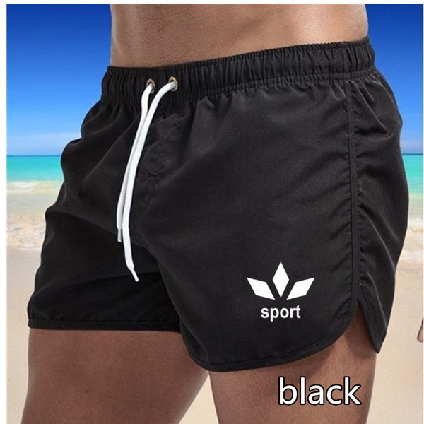 

2020 new men's high street elastic waist shorts pants female hip hop must-have printed pants couple cotton solid color casual pants s-x, White;black