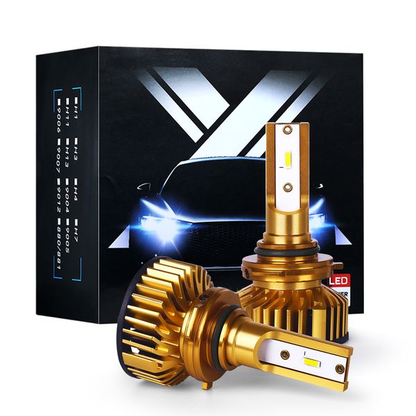 

f2 series 2 pcs led h7 h4 headlight bulbs h1 h3 h8/9/11 9005/hb3 9006/hb4 9012 5202 880/881 h13 9007 9004 6500k white car light 12v