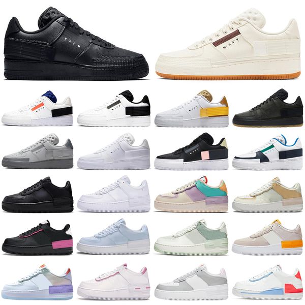 

shadow type 1 n354 men women running shoes triple black white sail pale ivory outdoor grey fog mens trainers sports sneakers runners