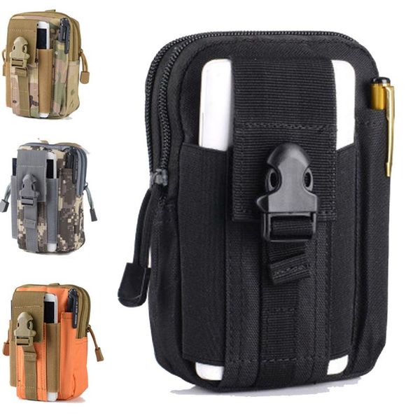 

outdoor tactical bag waterproof camping waist belt bag sports army backpack wallet pouch phone case for travel hiking