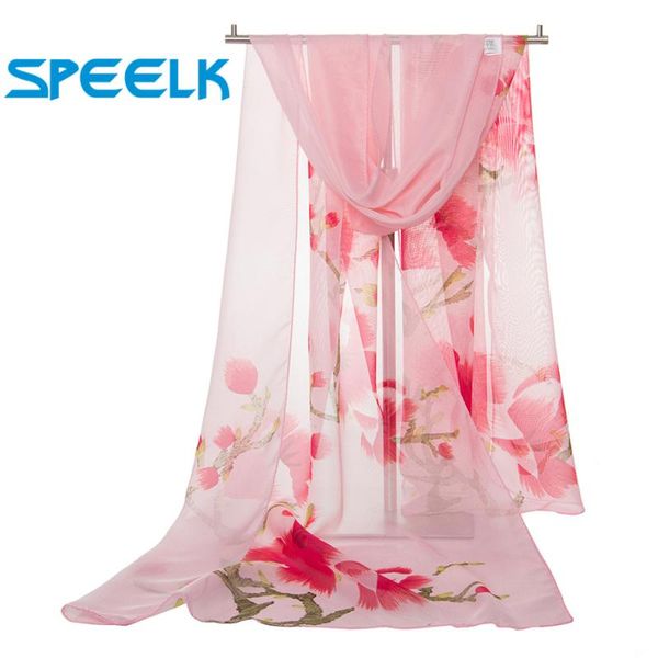 

new peach scarves women spring autumn simulation silk scarf lady thin flower shawls and wraps female foulard hijab stoles, Blue;gray