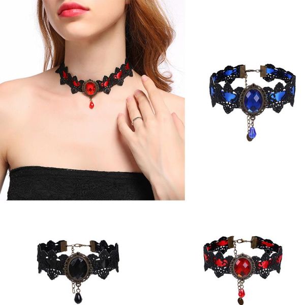 

gothic simple jewelry collar necklace with clavicle chain woman collar party jewelry neck accessories choker f813, Golden;silver