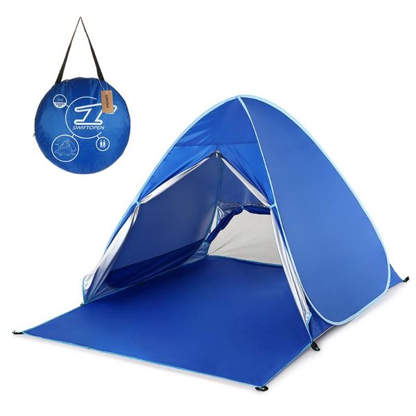 

tents and shelters automatic instant up beach tent camping anti uv shelter lightweight protection sun cabana