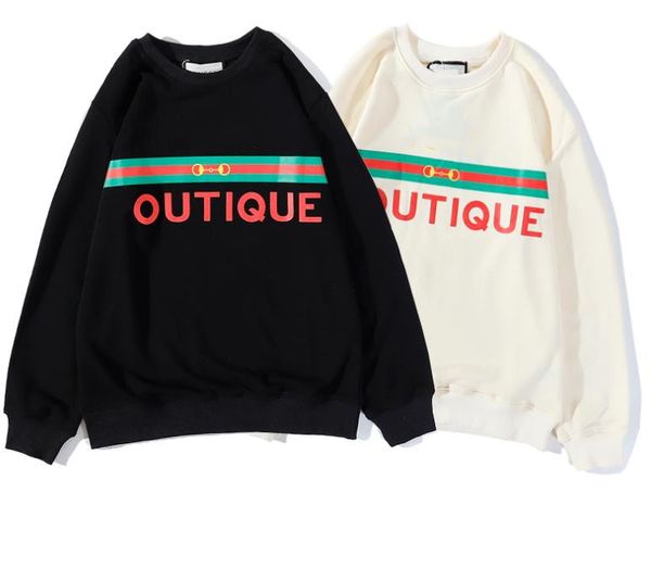 

2020 new sweater super round neck digital direct injection technology-black apricot-s-xx size men and women long sleeves