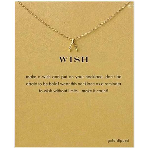 

romantic v letter necklace for women minimalist pendant gold color chain choker necklaces wish gift card valentine's day, Silver