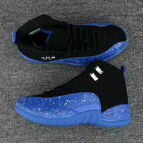 

2019 mens and womens basketball shoes sneakers 12s xii flu game taxi french blue for men sports shoes high cut