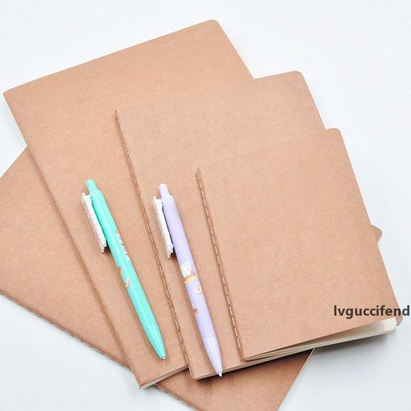 

kraft cover drawing sketchbook and notebook classic notebook w/blank cover plain sketch paper kraft brown soft cover a4(290*210mm) in stock, Purple;pink